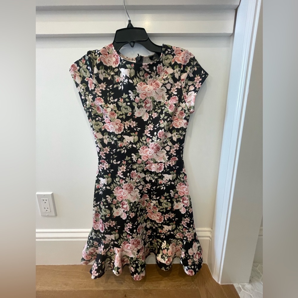 Floral dress from aqua size medium